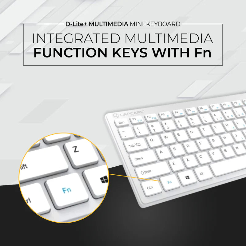 D-Lite Plus Mini Wireless 87 Key keyboard Black