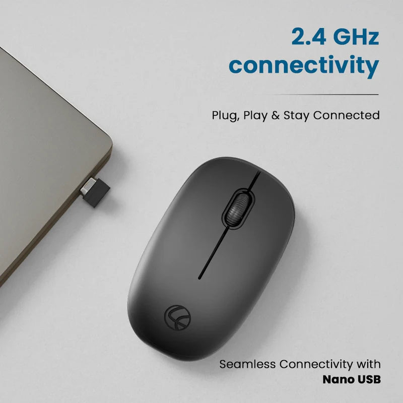 Safari III B Wireless Mouse Black (Ind)