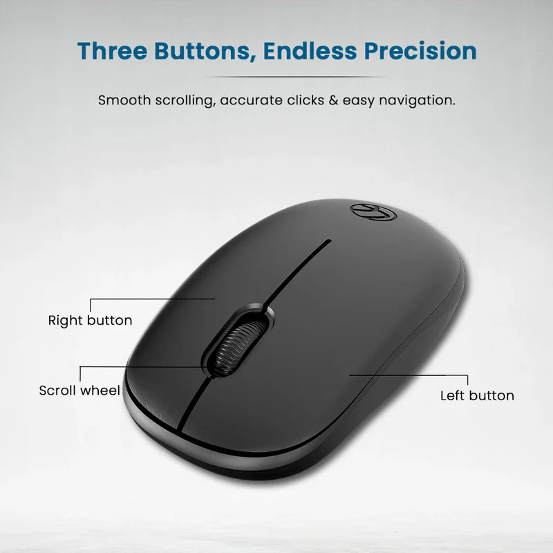 Safari III B Wireless Mouse Black (Ind)