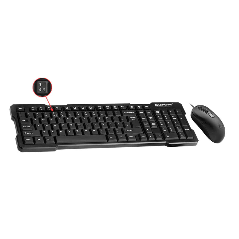 Magma LMK-105 USB Wired Combo, 104-Key Keyboard, 1000DPI Mouse, Ergonomic Design (LMK-105)